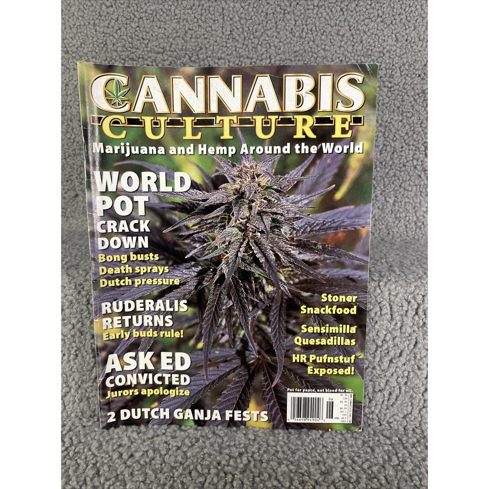 CANNABIS‎ CULTURE MAGAZINE JUNE / JULY 2003
